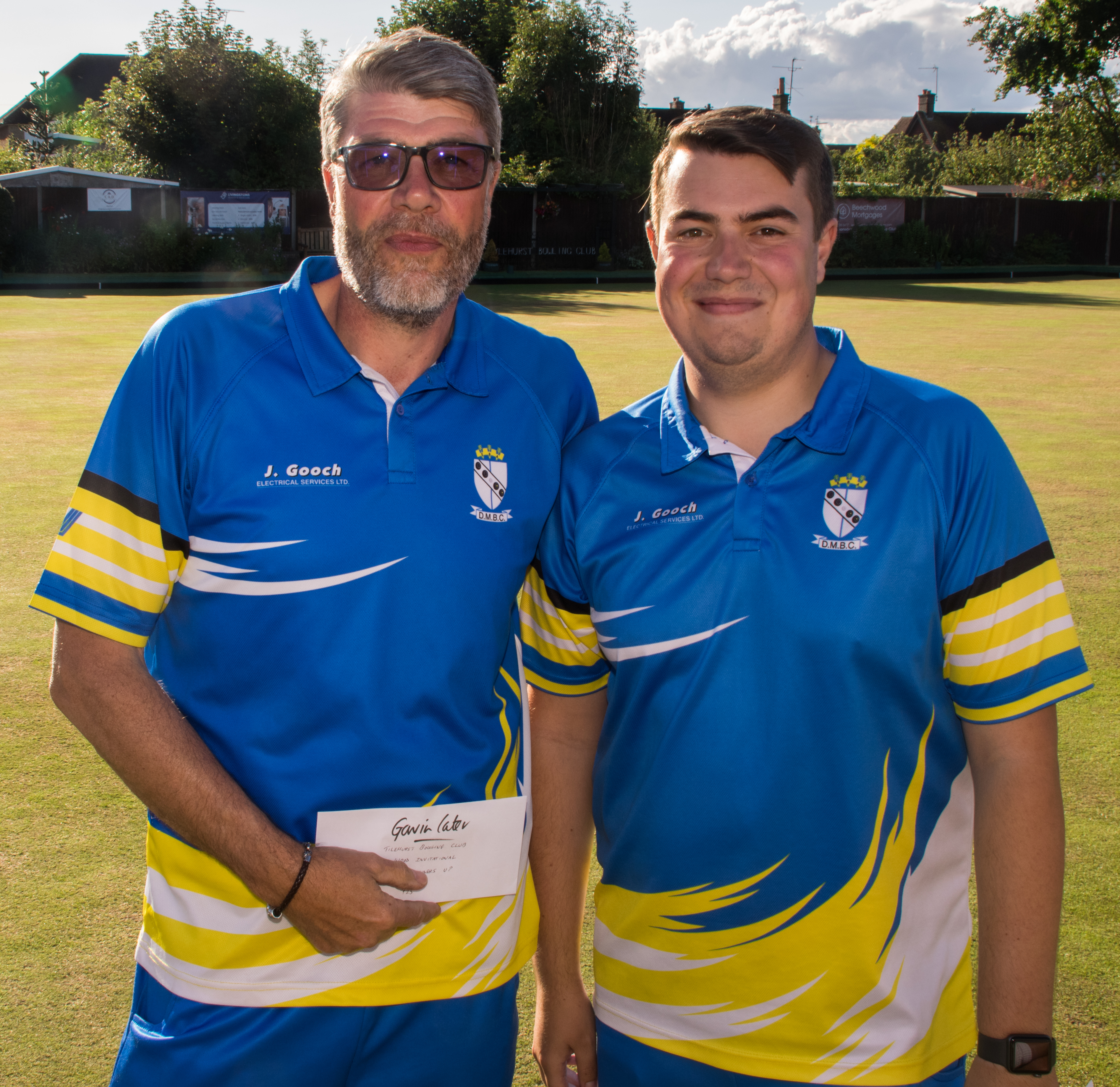 Plate runners up Harry Cater and Gavin Cater